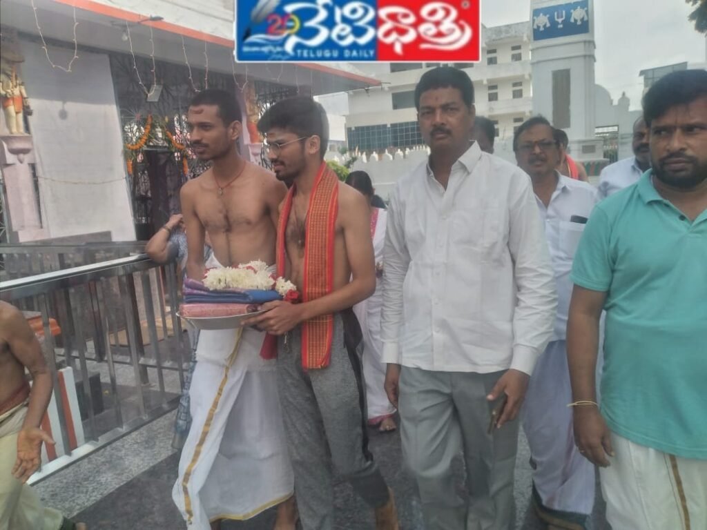 "Ammavari Abhishekam in Vanaparthi"