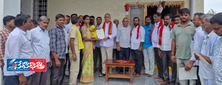 CM Relief Fund Distributed to Beneficiaries in Mogilipet