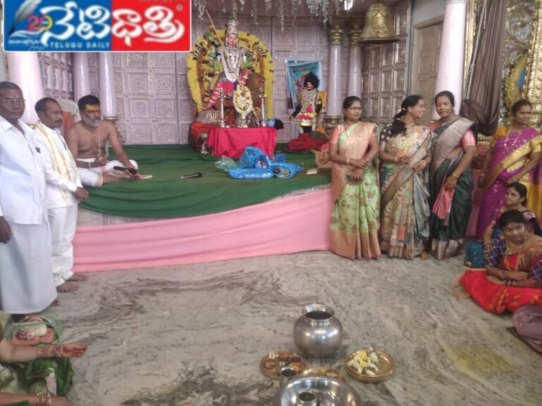 Mahishasura Mardini Alankarana at Vasavi Temple