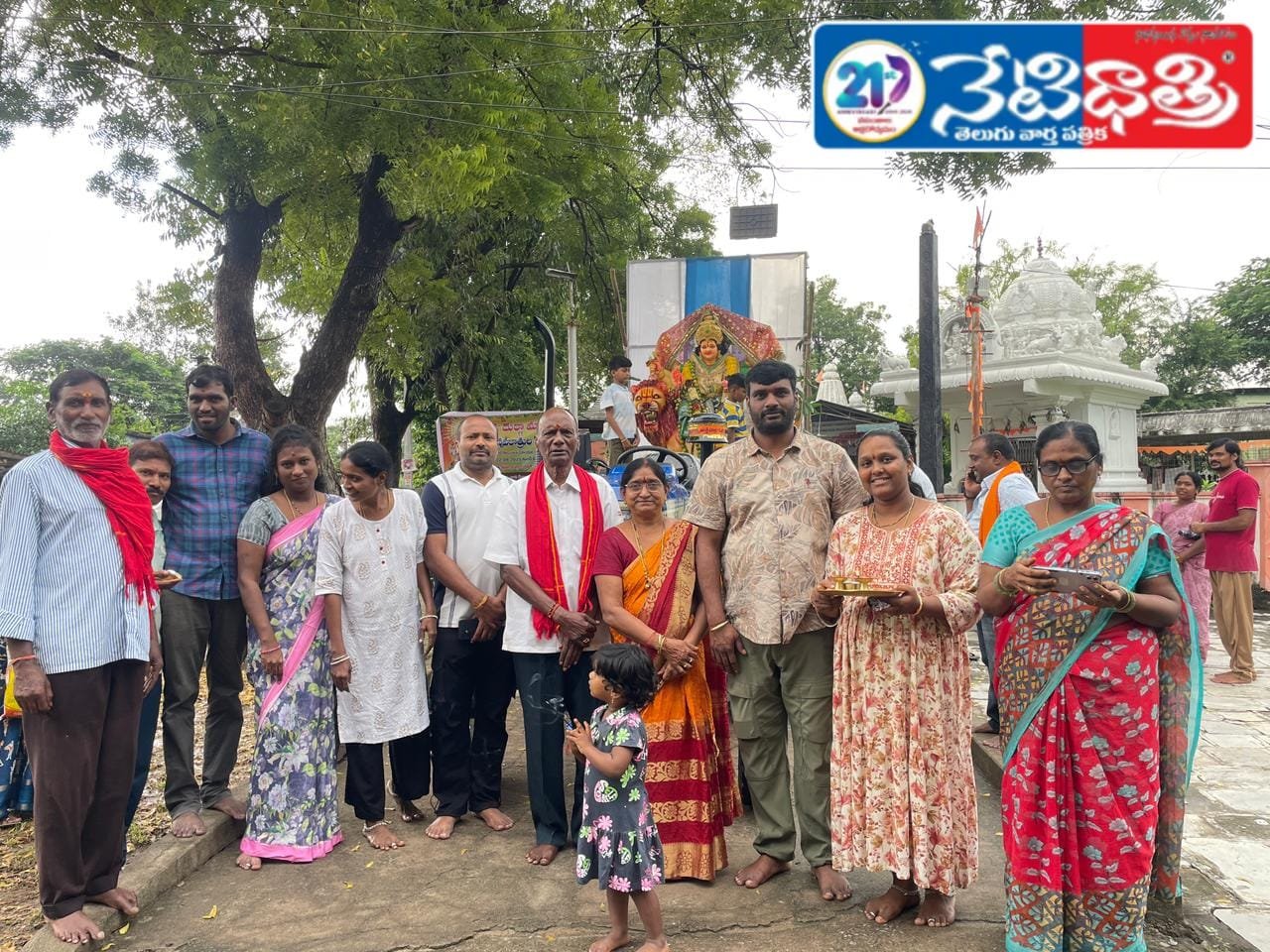 రామకృష్ణాపూర్ లో వైభవంగా దుర్గాదేవి శోభాయాత్ర…