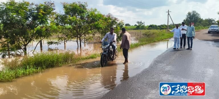 Neglected Culvert Causes Hazard on Zaheerabad Road