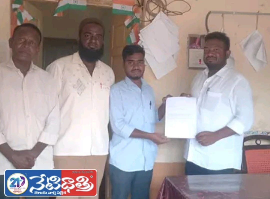 పాఠశాలలో నీటి సమస్య పరిష్కారం కోసం వినతిపత్రం…