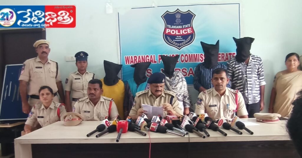 Five-member Theft Gang Arrested in Narsampet