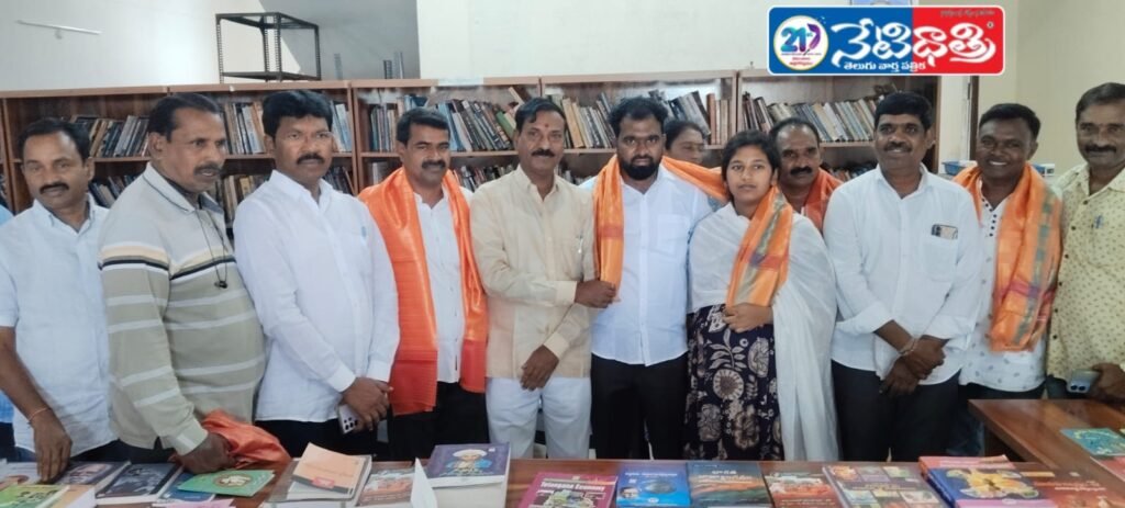 Narahari Donates Books Worth 40K to Library
