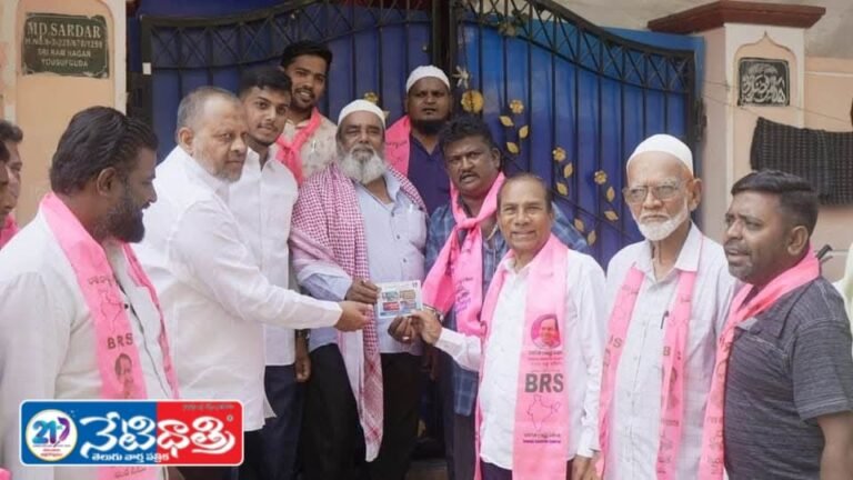 Manik Rao Leads BRS Campaign in Jubilee Hills