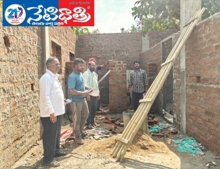 PDDO Anjaneyulu Inspects Indiramma Houses