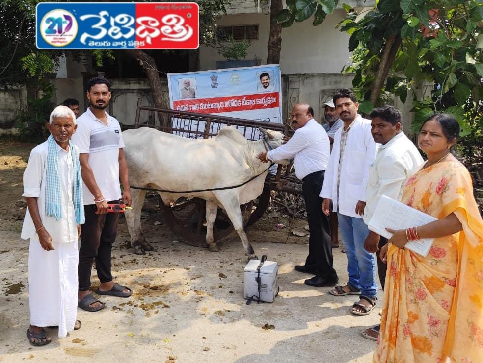 District Officer Inspects Veterinary Hospitals