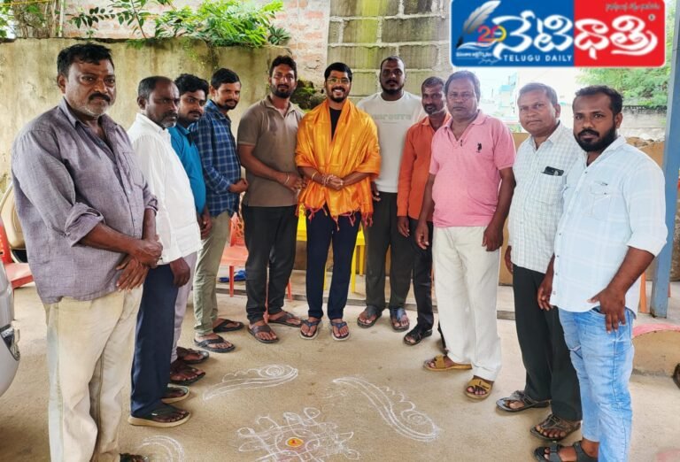 Sammi Goud’s Donation for Temple Fencing Promotes Religious Harmony