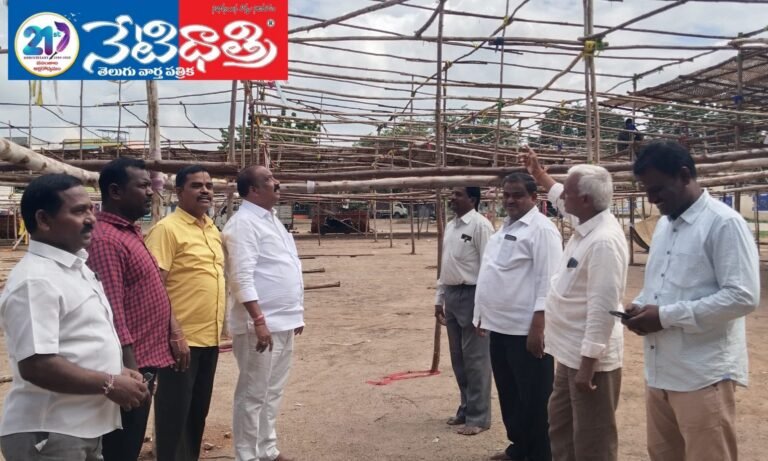 Soda Inspects Maha Rudrayaag Preparations