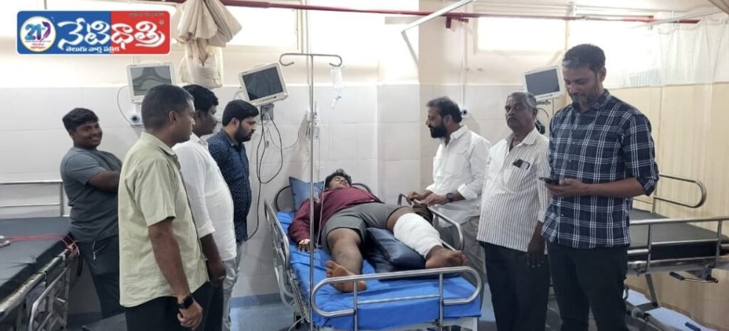 DCC Vice President Multani Visits Injured Youth Sunny