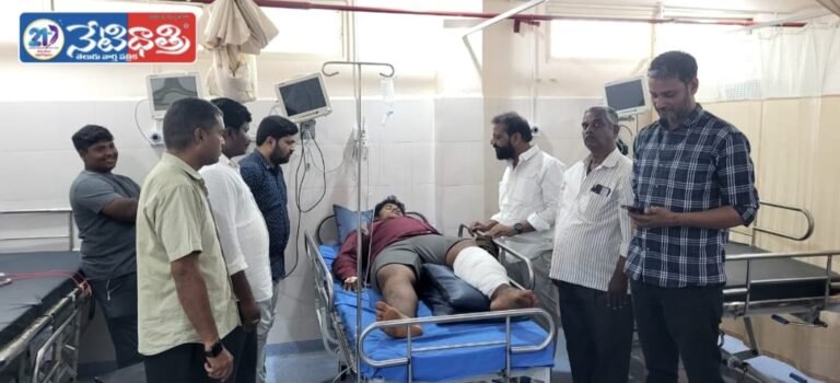 DCC Vice President Multani Visits Injured Youth Sunny