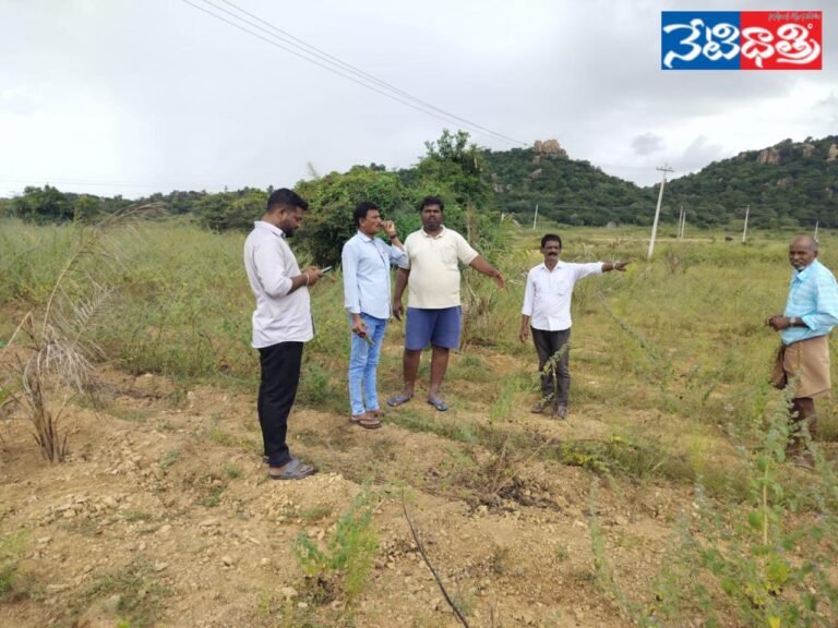 Illegal Land Grab in Government Property – Mandepally Villagers Protest
