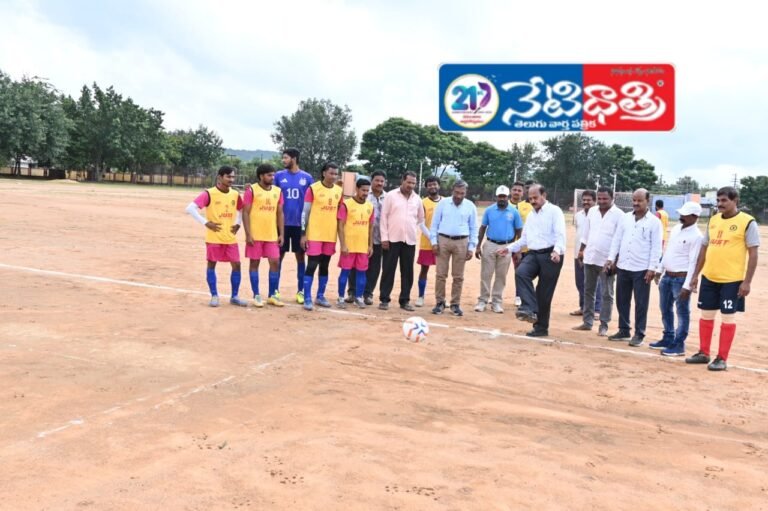 Regional Football Tournament Inaugurated by GM Rajeshwar Reddy