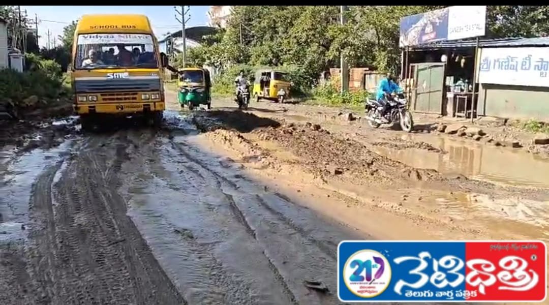 Deadly Potholes Trouble Drivers in Warangal