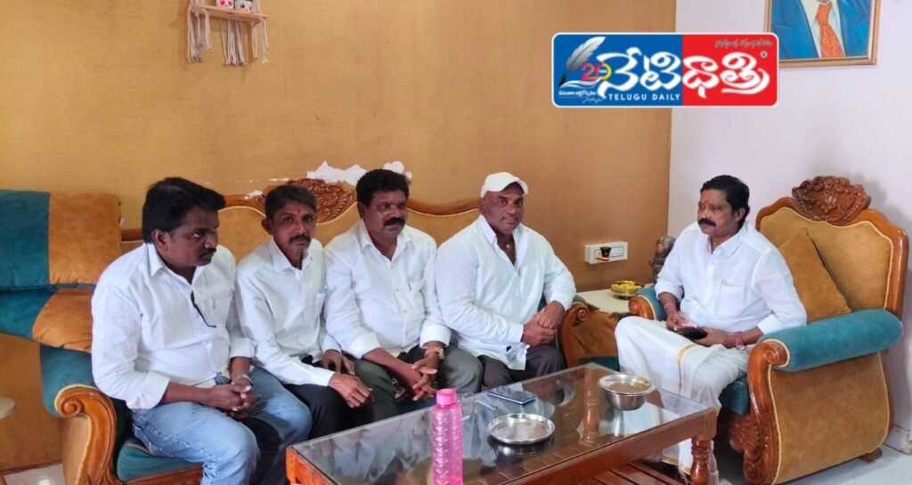 Leaders Visit Former MLA Nallala Odelu