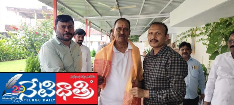 MPDO Meets Parakala MLA Respectfully