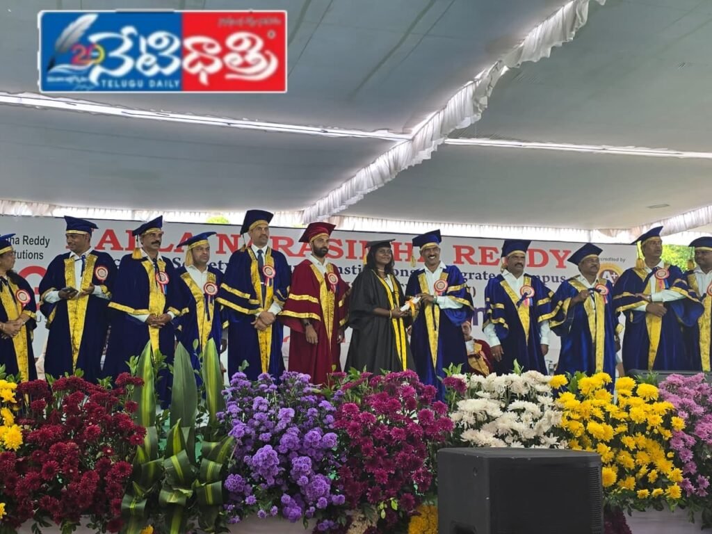 Soumya Felicitated for Completing B Pharmacy