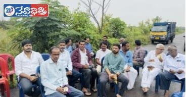 Bhoomi Pooja for Ellamma Temple Entrance in Jahirabad