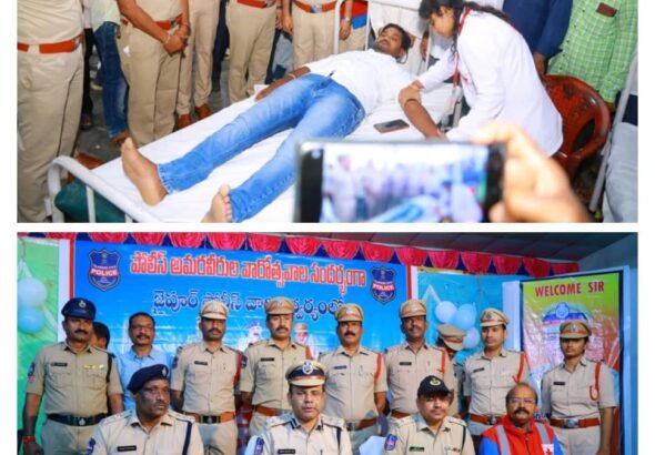 Mega Blood Donation Camp Honoring Police Martyrs