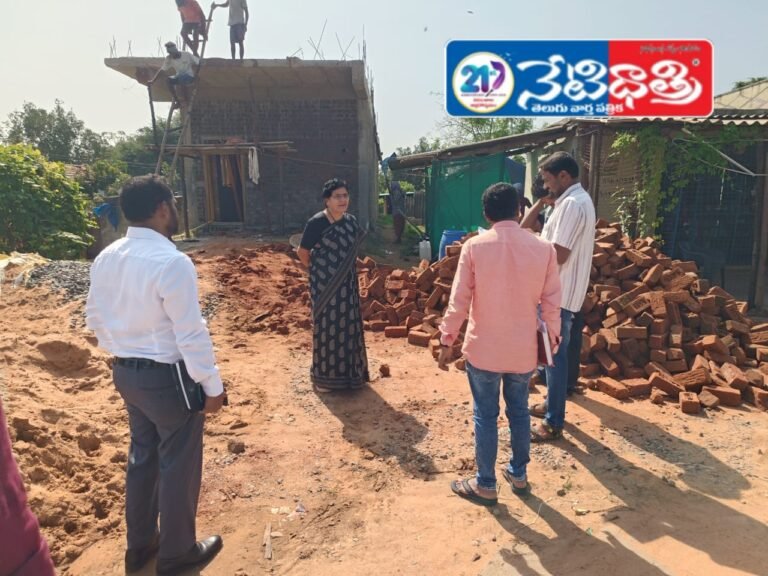 Vijayalakshmi Orders Speedy Completion of Indiramma Houses