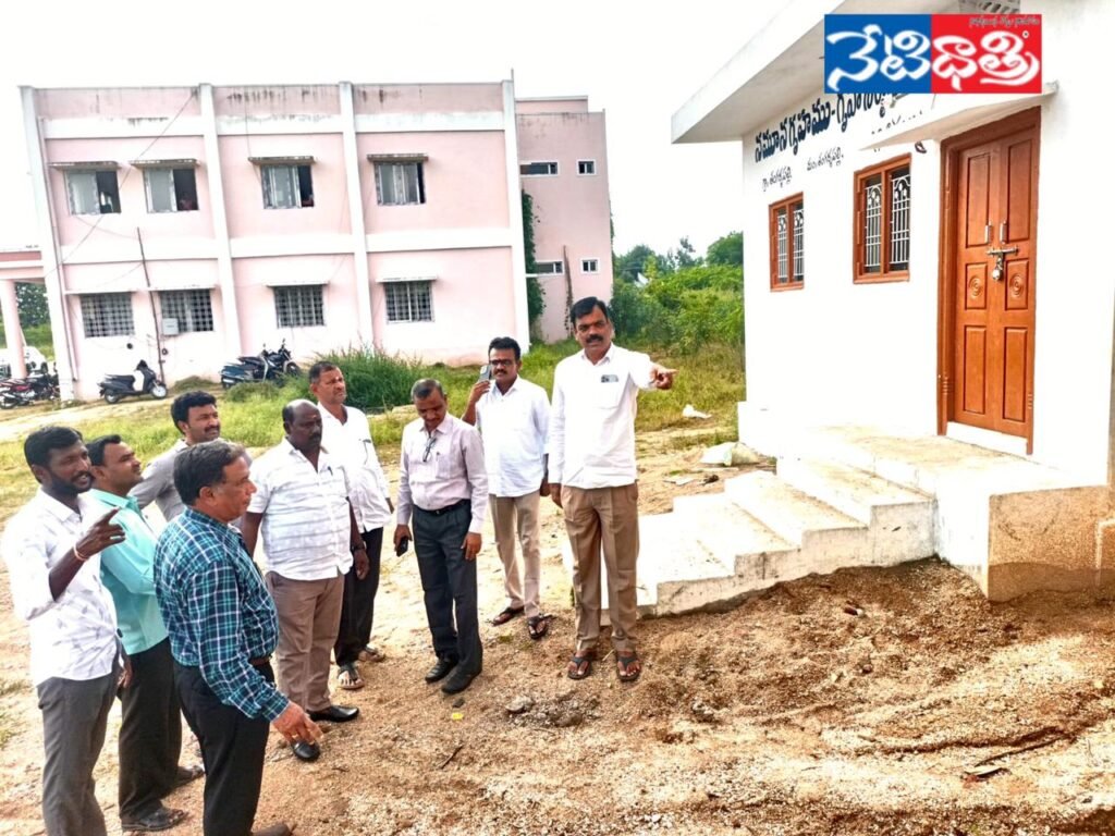 Congress Leaders Inspect Indiramma Houses in Tangalapalli