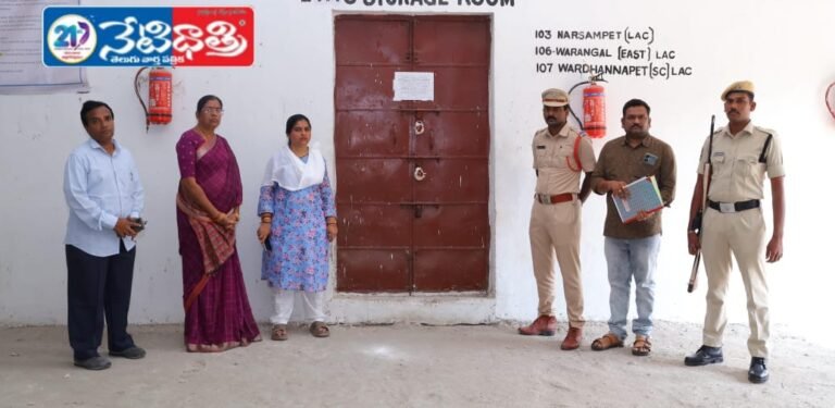 Collector Inspects EVM Godowns in Warangal
