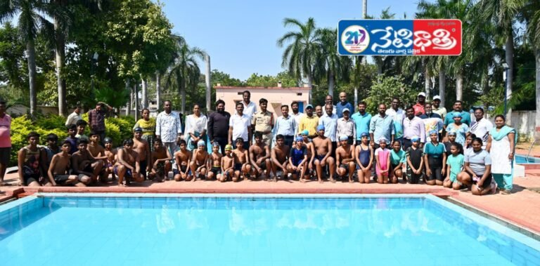 CI Naresh Kumar Opens Swimming Competitions