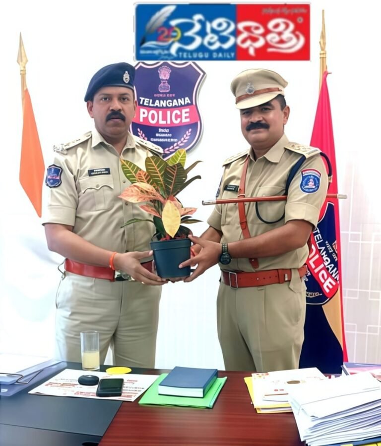 Balaji Naik Takes Charge as Wanaparthy DCRB DSP