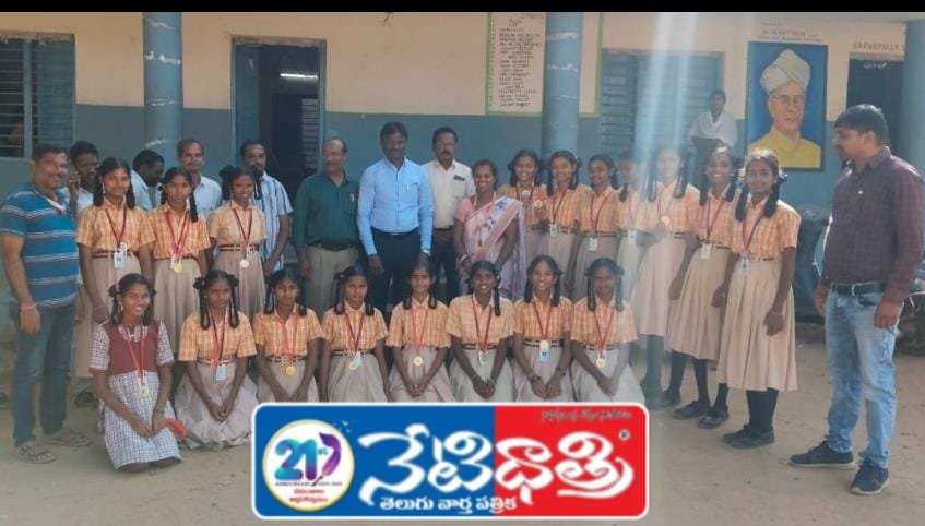 DEO Rajender Felicitates School Athletes