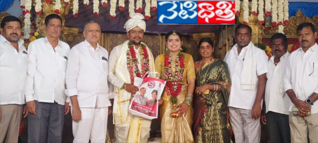 Former MLA Gandra Attends Local Weddings