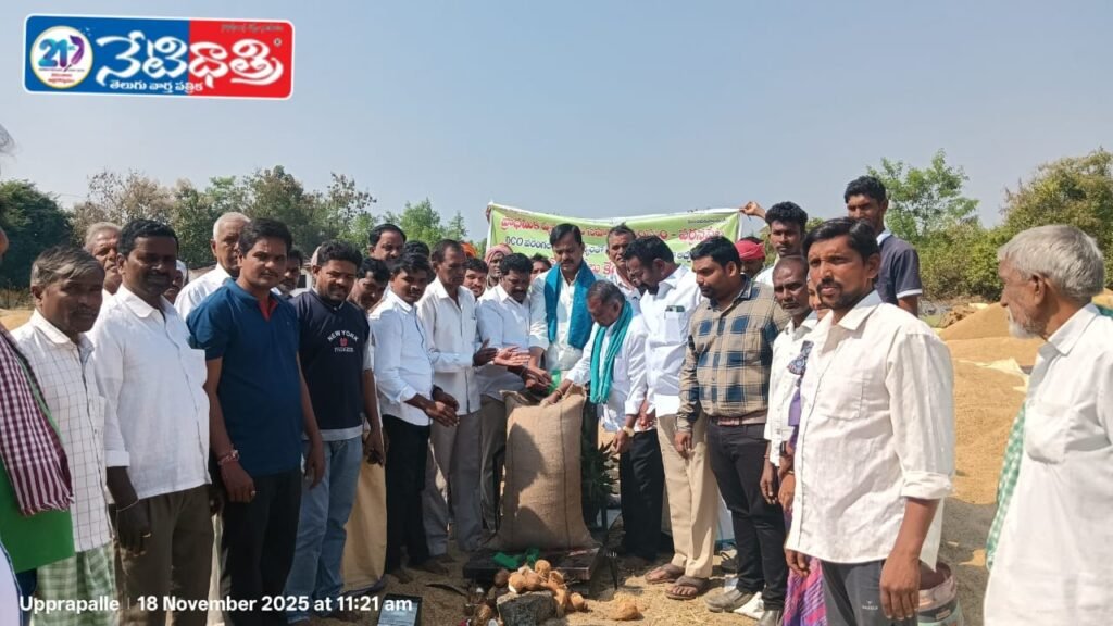 Paddy Procurement Centre Opened in Upparapelli