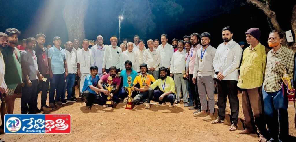 “Rural Volleyball Talent Shines in Hadnur Tournament”