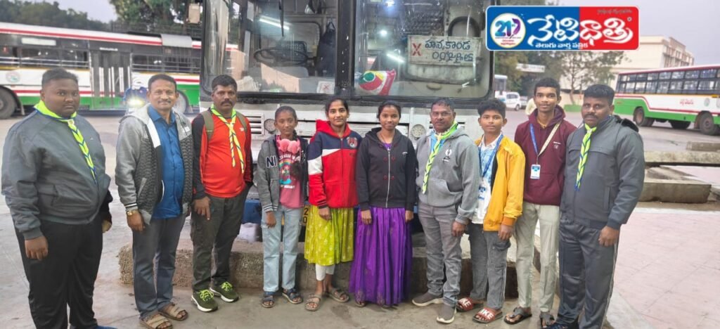 Bhupalpally Athletes Selected for National Jamboree