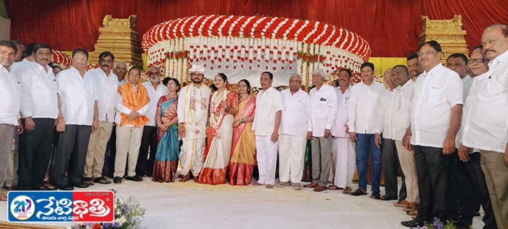 MLA Manik Rao Attends Local Wedding