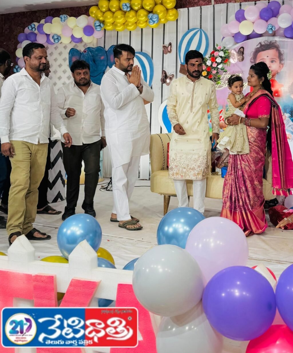 Mohammad Tanveer Wishes Birthday to Local Child