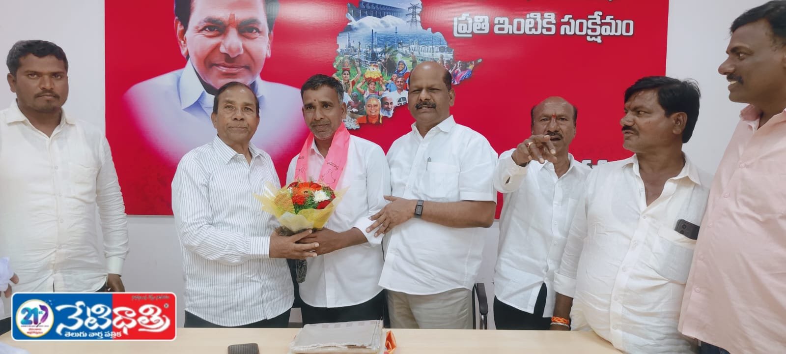 Congress Leaders Join BRS Party in Zahirabad