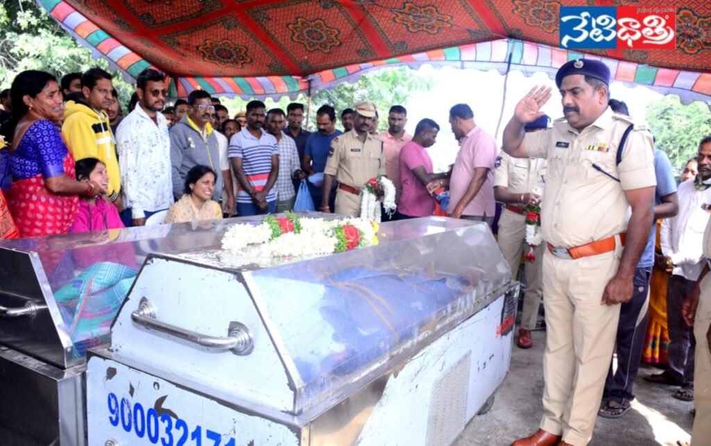 Police Pay Tribute to Constable Abhilash