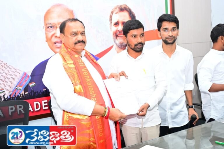 Chakali Shivakumar Appointed TPCC Social Media Coordinator