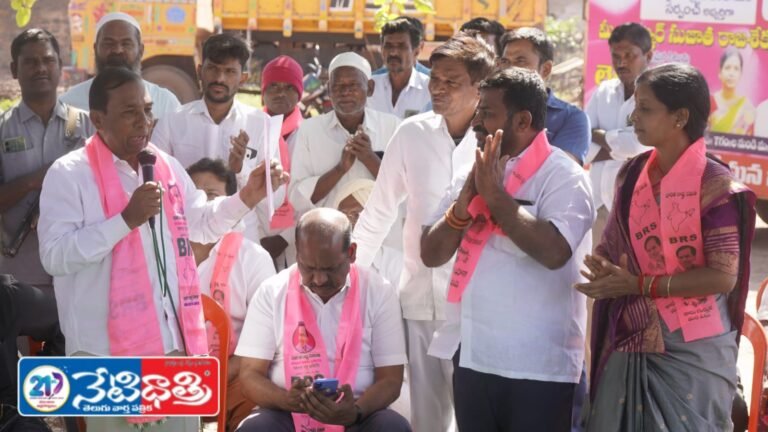 MLA Manik Rao Tours Villages, Slams Congress