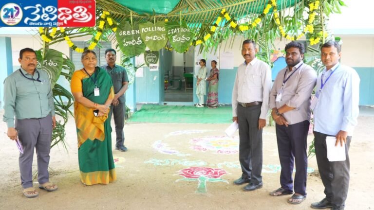 General Observer Inspects Polling Centers in Warangal