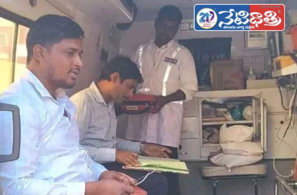 Surprise Inspection of 108 and 102 Ambulances in Zahirabad