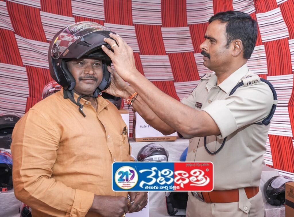 ISI Helmet Stall Launched in Tirupati to Boost Road Safety