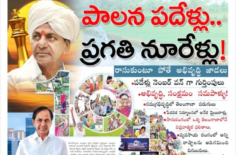 telangana leader kcr