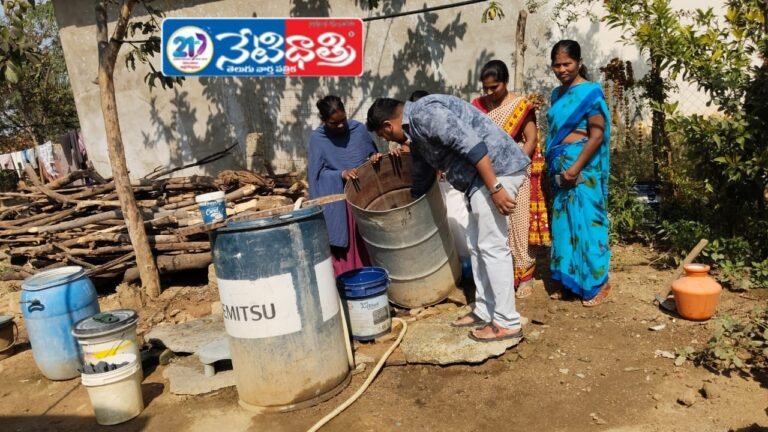Special Sanitation Drive Conducted in Nagaram Village