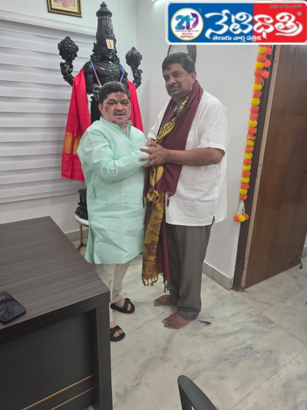 Velichala Meets Ministers, Grand Welcome Planned in Karimnagar