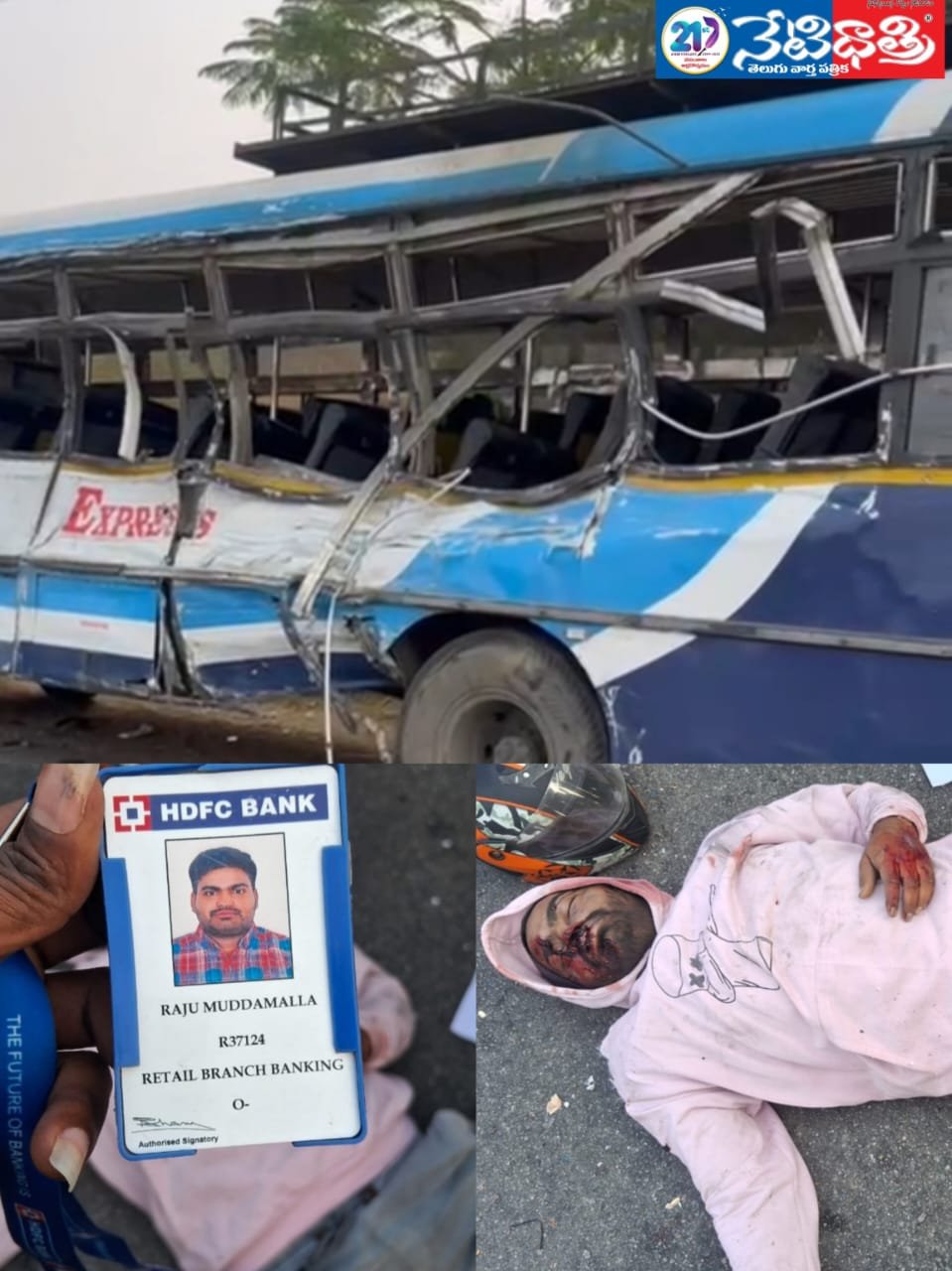 Serious Road Accident on Srisailam Highway