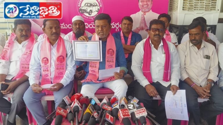 Putta Madhukar Alleges Caste Politics for Votes in Manthani