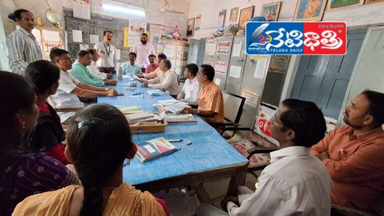 Nodal Officer Reviews Students’ Learning Skills at Sataram ZP School