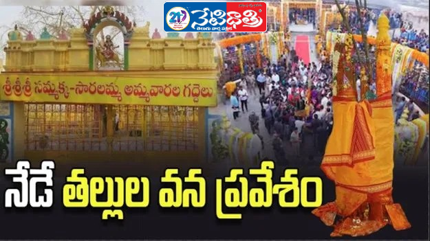 Sammakka–Saralamma Vanapravesham Today