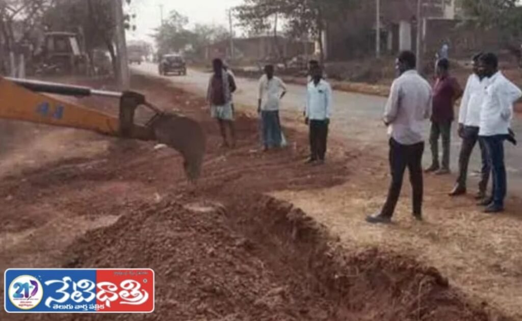 Temporary Relief to Drainage Problem with Sarpanch Initiative